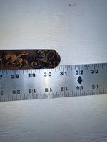 New brown Genuine Leather Chambers Tooled 24” Belt #5442 NN-50