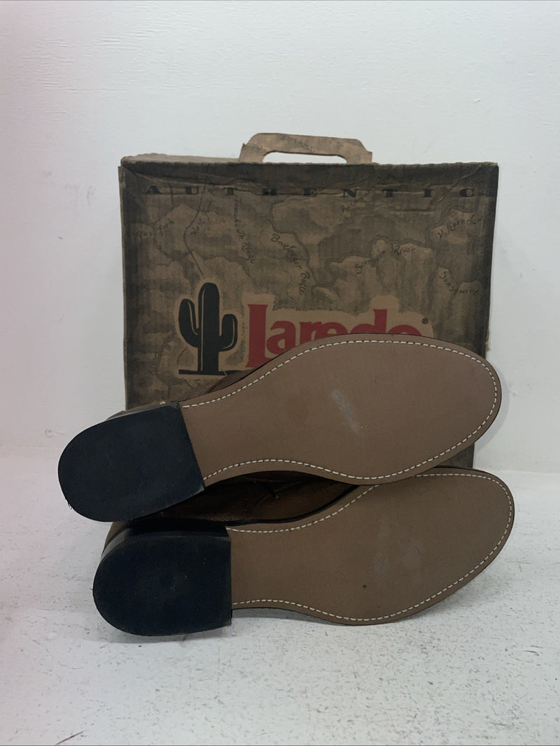 New Men’s Brown Lace Up Laredo Cowboy Boots. 1225 9.5 9 1/2 D. 5-45