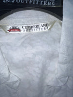 New Women’s White Cumberland Outfitters Long Sleeve Button Up Shirt M 3B-36