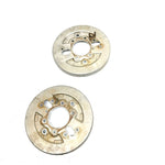01 Honda ForemanRubicon 500 OEM Front Brake Backing Plate Set 45110-HN5-671 AH95