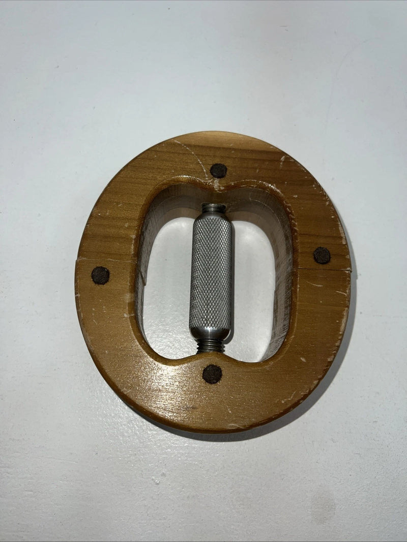 New Wood 6 3/4 Cowboy Hat Stretcher Metal Handle #01028 3C-4