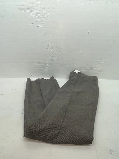 New Vintage Black Speckled Circle S Polyester Pants #CP6740 XX-113