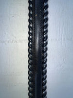 New Black Genuine Leather Weaved 26” Belt #76328 JJ-122