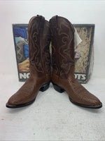 New Men’s Brown Nocona Cowboy Boots. 3017 C 9 E. 3-52