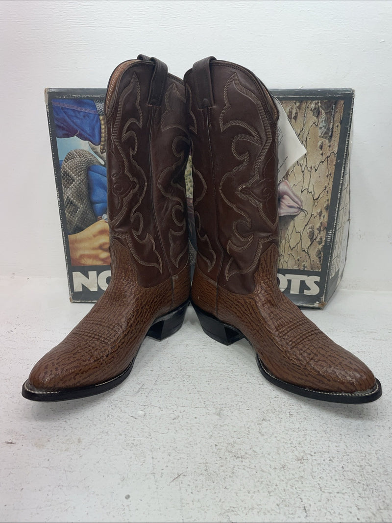 New Men’s Brown Nocona Cowboy Boots. 3017 C 9 E. 3-52