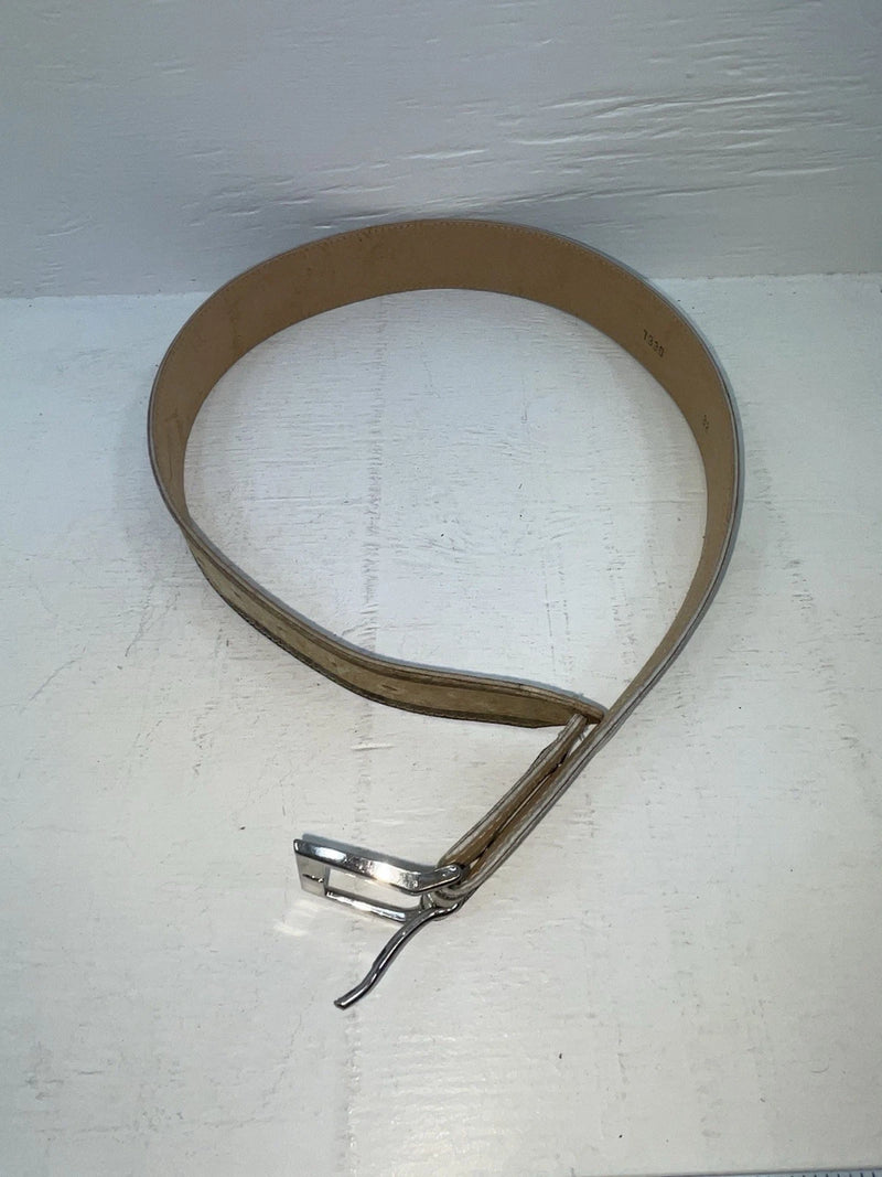 New Blue Genuine Leather 32” Belt #7330 JJ-148
