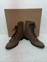 New Youth Brown Lace Up American West Cowboy Boots. 3121 3.5 3 1/2 D. 22-75