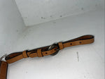 New Leather Circle Y Breast Collar With Bronze Metal Plate. 4264-1009 S-45