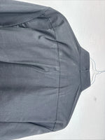 New Broadway Black Long Sleeve Button Up English Shirt Medium KK-80