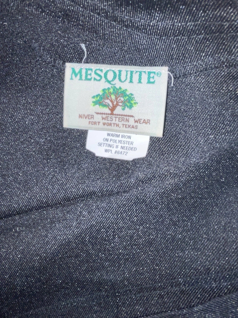 New Vintage Black Mesquite Polyester Pants #5511 ZZ-6
