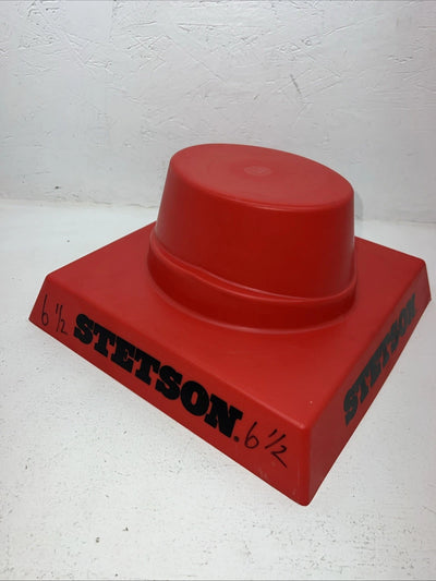 New Red Stetson Cowboy Hat Stand 3C-100