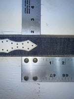 New Blue Genuine Leather 26” Belt #7330 JJ-96