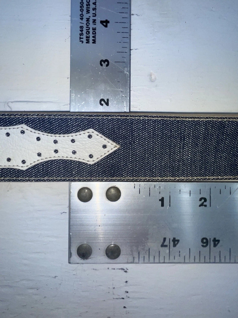 New Blue Genuine Leather 26” Belt #7330 JJ-96
