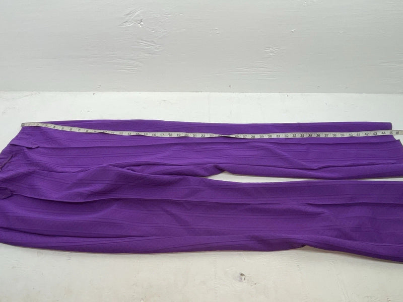 New Vintage Purple Polyester Pants VV-38