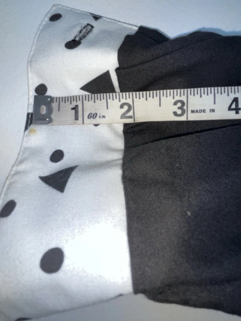 New Women’s Black White Cowboy Threads Long Sleeve Button Up Shirt M #790 3B-21