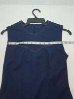 New Women’s Blue Lasso Short Sleeve Zip Up Shirt #A983102 3B-58