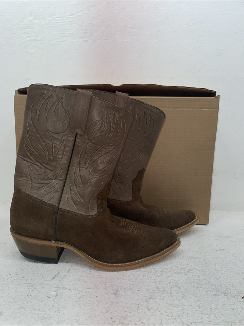 New Men’s Brown Acme Cowboy Boots. 7522 9 D. 3-37