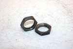 1987 Honda Atc 90a Oem Rear Axle Jam Nut Pair 90307-968-000 AH57