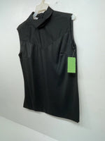 New Women’s Black Dickson Jenkins Cut Off Shirt #378 3B-27