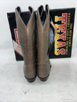 New Women’s Brown Texas Imperial Cowboy Boots. 4952 7 M. 17-55