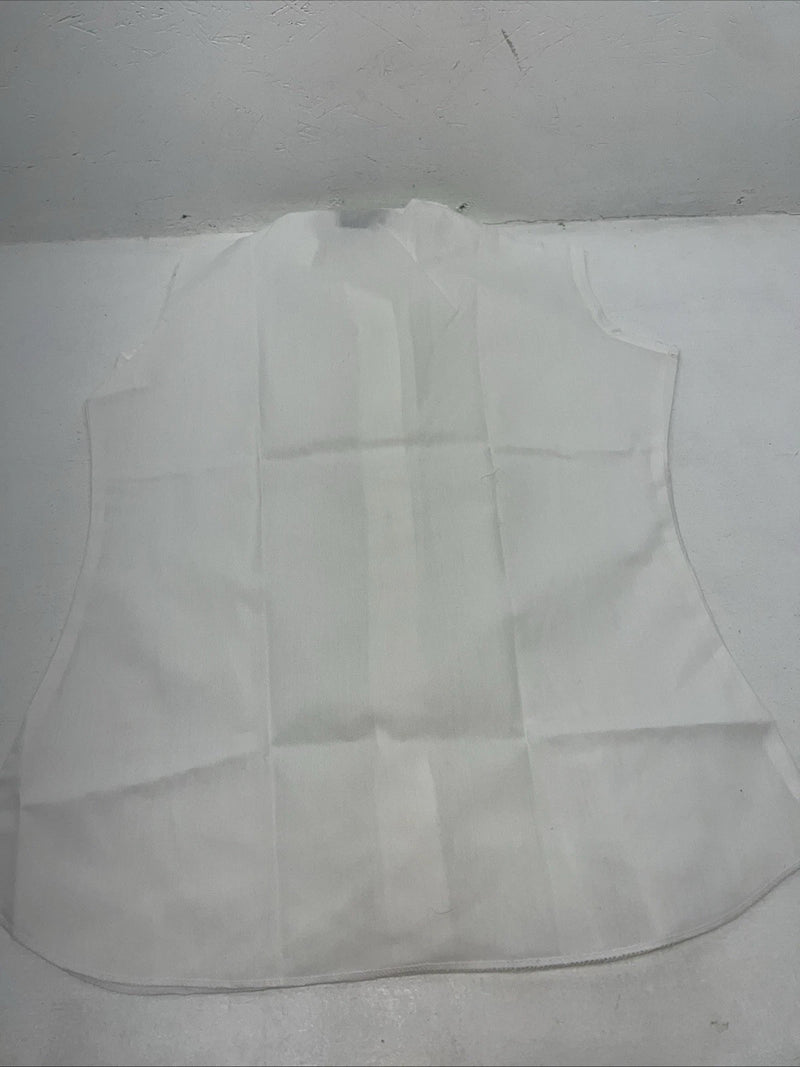 New Women’s White Sleeveless Star Riders English Riding Shirt. 16 G-59