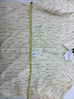 New Women’s White Horse Yellow Floral Long Sleeve Pearl Snap Size XL YY-46 
