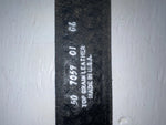 New Black Genuine Leather Chambers Tooled 50” Belt #7059 NN-124