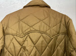 New Women’s Brown Western Fashion Puffer Jacket 42 RR-30