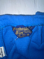New Vintage Blue Panhandle Slim Polyester Pants #1144 3A-22