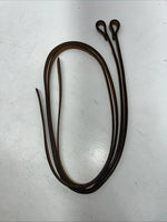 New Tough 1 Leather Pony 5/8” Browband Headstall W Split Reins #42-880 U-33