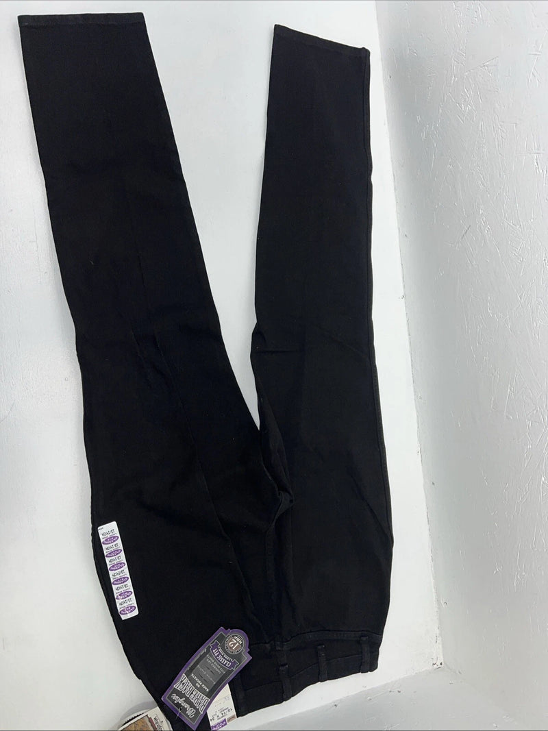 New Women’s Black Long Rise Bareback Classic Fit Wrangler Jeans. 13/14x34 H-15