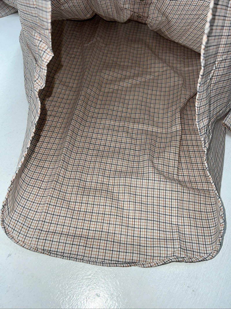New Men’s Red Plaid Dickson-Jenkins Long Sleeve Pearl Snap Shirt. 15.5x34 M P-76
