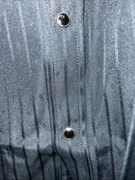 New Men’s Black ELY cattleman Pearl Snap Long Sleeve Shirt. 18.5x36 2XL G-74