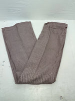 New Vintage Red And White Checkered Lee Polyester Pants #2600362 SS-84