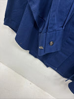 New Womens Wrangler Blue Designed Long Sleeve Button Up Large II-86