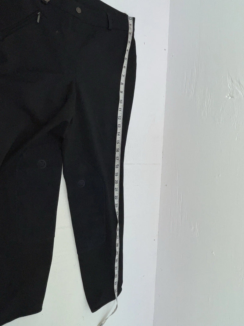 New Vintage Black Ovation Polyester Pants #464096 OO-44
