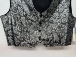 New Women’s 1849 Authentic Ranchwear Silver Western Show Vest XXL L-601