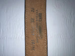 New Maroon Genuine Leather Stitched 34” Belt #6985 Z-166