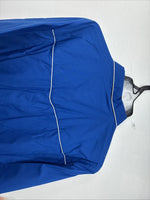 New Women’s Western Express Blue Designed Long Sleeve Pearl Snap 2XL GG-20