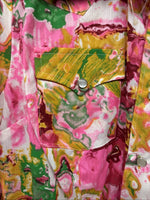 New Women’s H Bar C Floral Designed Long Sleeve Pearl Snap Size 36 YY-25