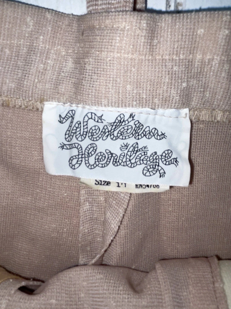 New Vintage Tan Western Heritage Polyester Pants #965 3A-121