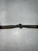 New Congress Leather O Ring Smooth Mouth Snaffle #471139 U-8