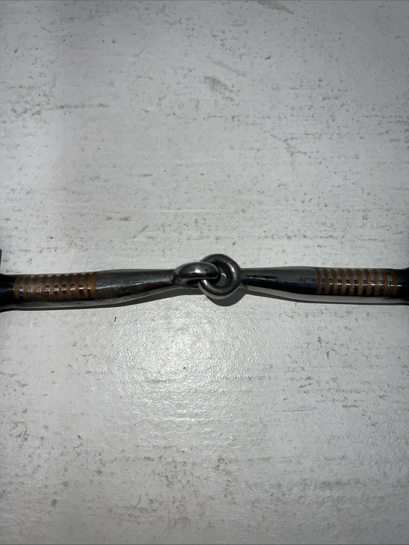 New Congress Leather O Ring Smooth Mouth Snaffle #471139 U-8