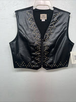 New Women’s Black 1849 Authentic Ranchwear Western Show Vest XL WW-64