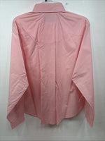 New Women’s White Horse Pink Gem Long Sleeve Pearl Snap Large II-75