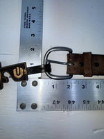 New Brown Genuine Leather Chambers 34” Belt #JC679 Z-125
