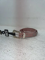 New Pink Genuine Leather Nocona Silver Bling 36” Belt #N1344999 Z-31