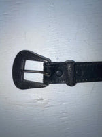 New Black Genuine Leather Weaved 28” Belt #4591 JJ-108