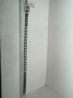 New Brown Genuine Leather Nocona Silver Bling Cross L Belt #N3487402 Z-81