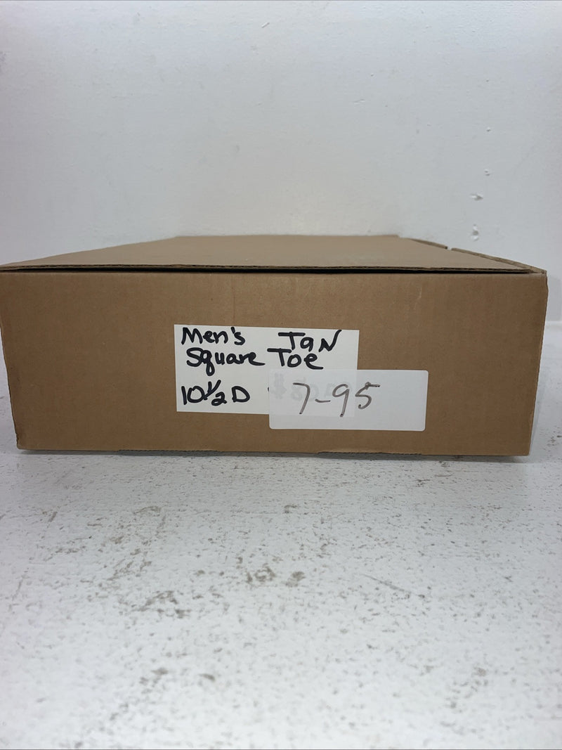 New Men’s Brown Bronco Cowboy Boots. M 48 10.5 10 1/2 D. 7-95